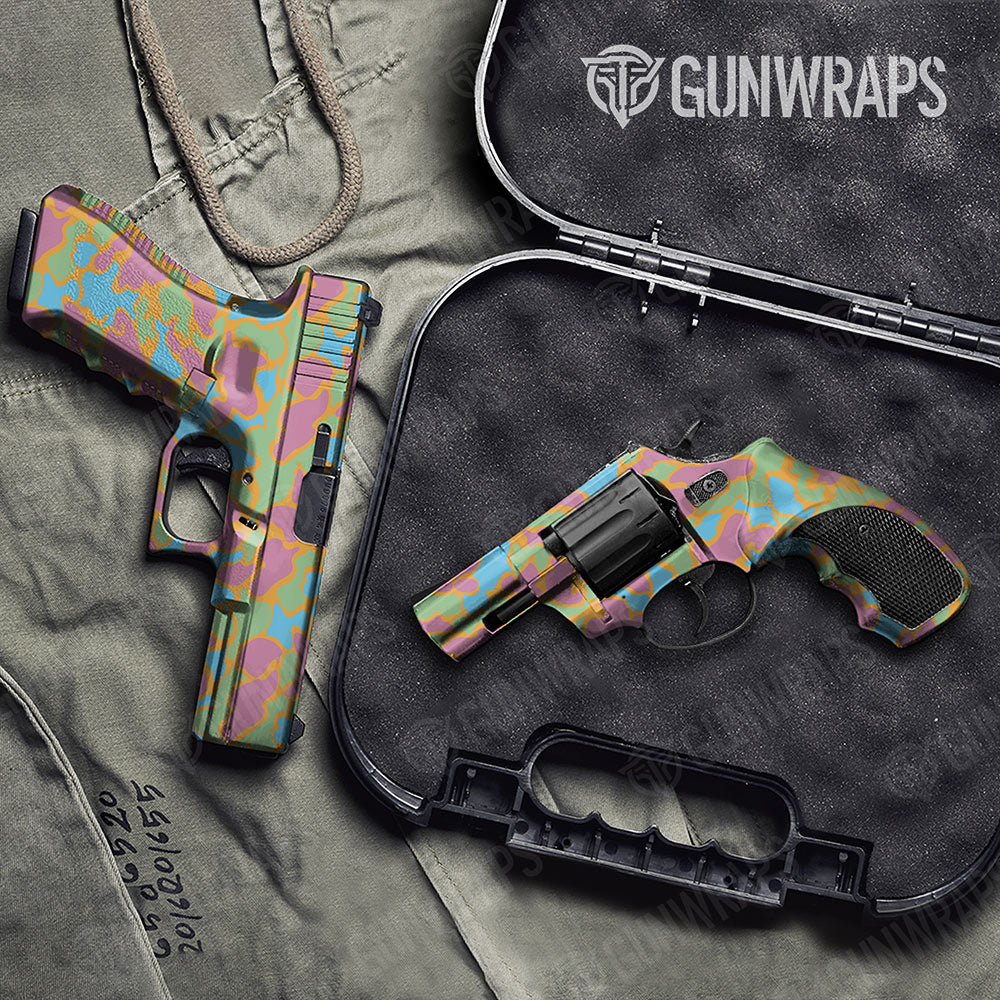 Old School Duck Sherbert Gun Skin Vinyl Wrap