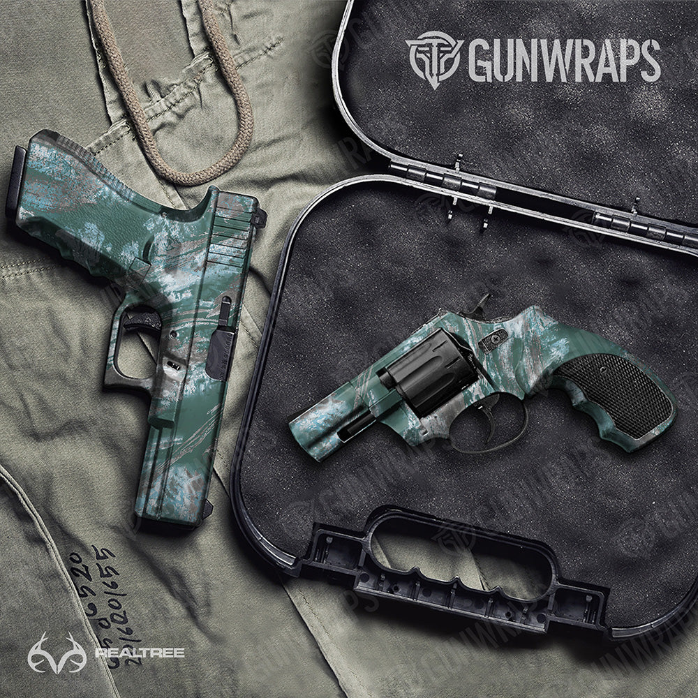 Handgun Realtree Aspect Glacier Camo Gun Skin Vinyl Wrap