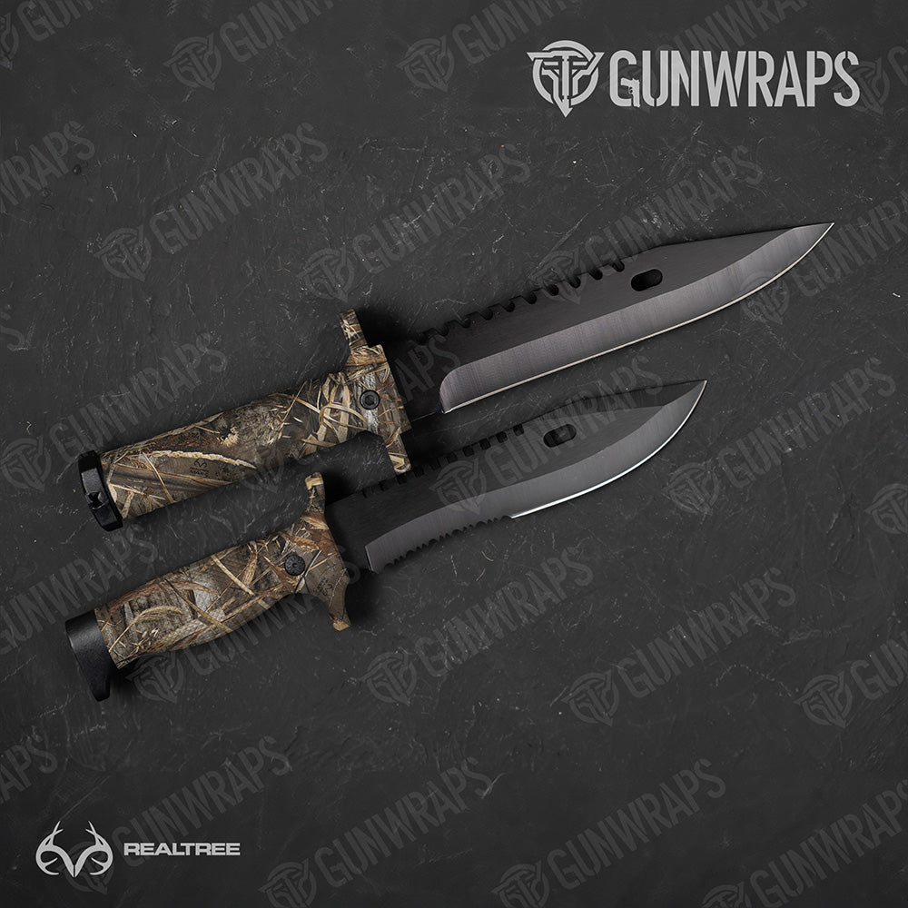 Knife Realtree MAX-5 Camo Gear Skin Vinyl Wrap