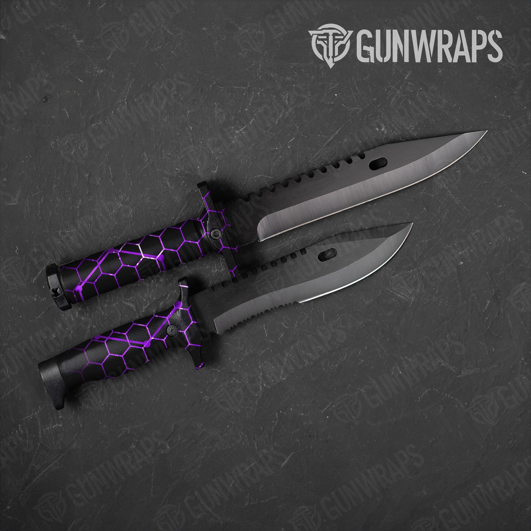 Vivid Hex Purple Gun Skin Vinyl Wrap