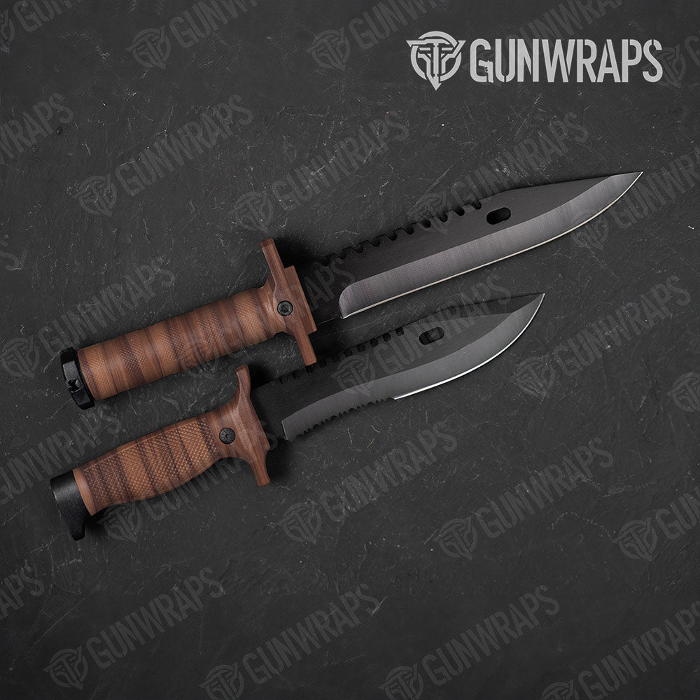 Woodgrain Berlin Gun Skin Vinyl Wrap