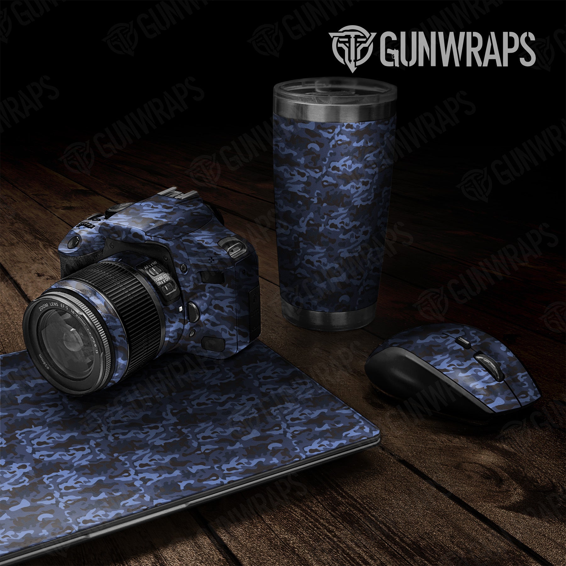 Classic Blue Midnight Camo Universal Sheet