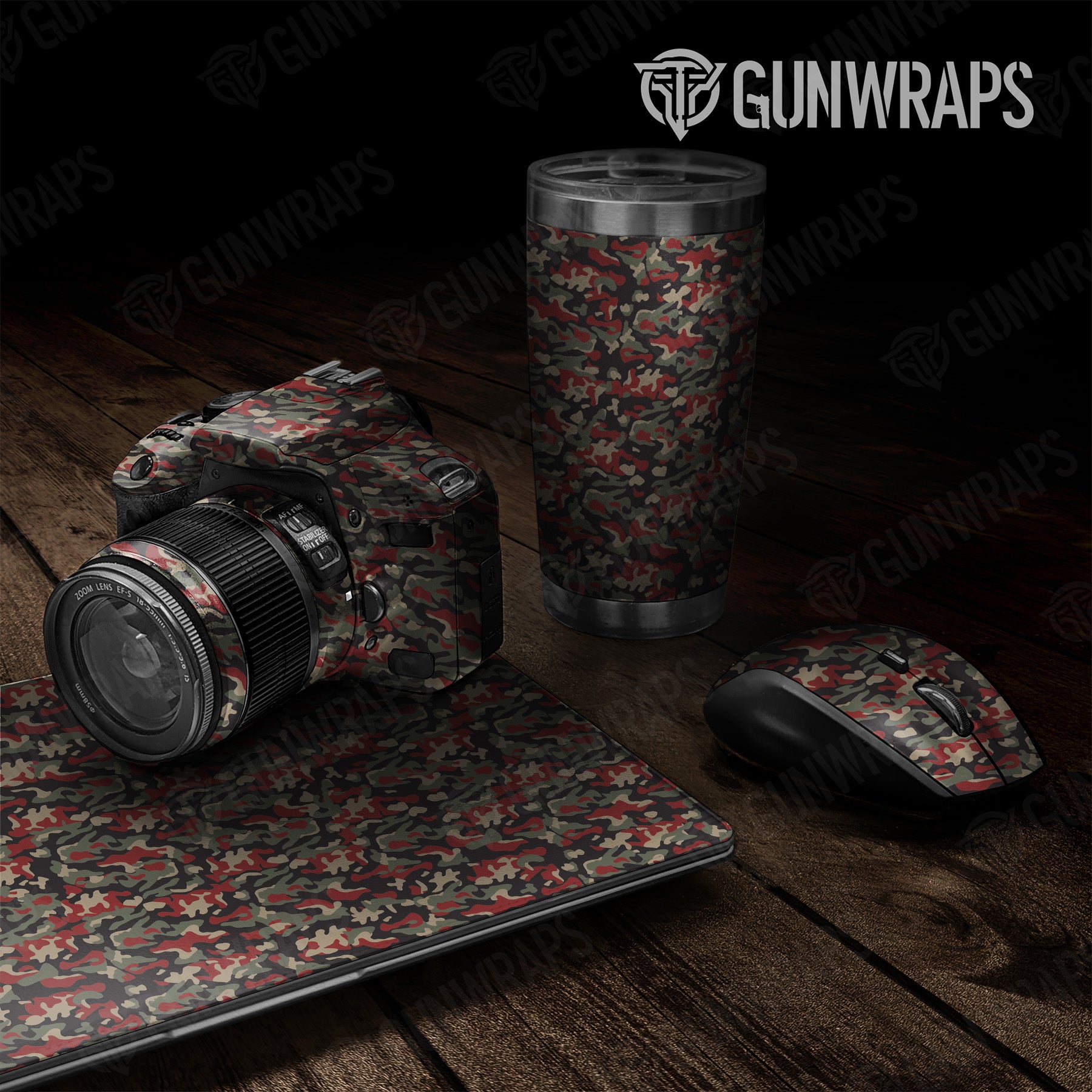 Classic Militant Red Camo Universal Sheet