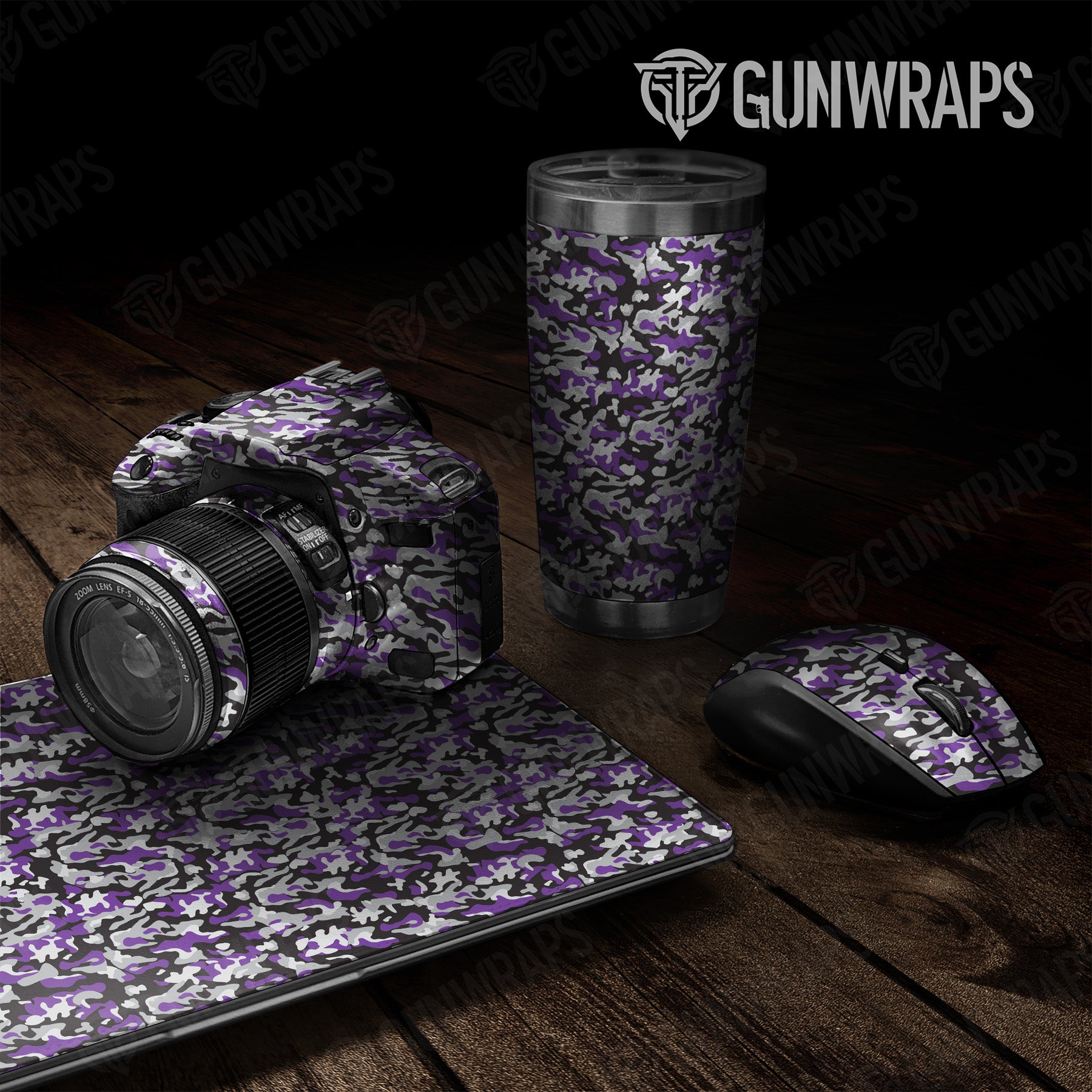 Classic Purple Tiger Camo Universal Sheet