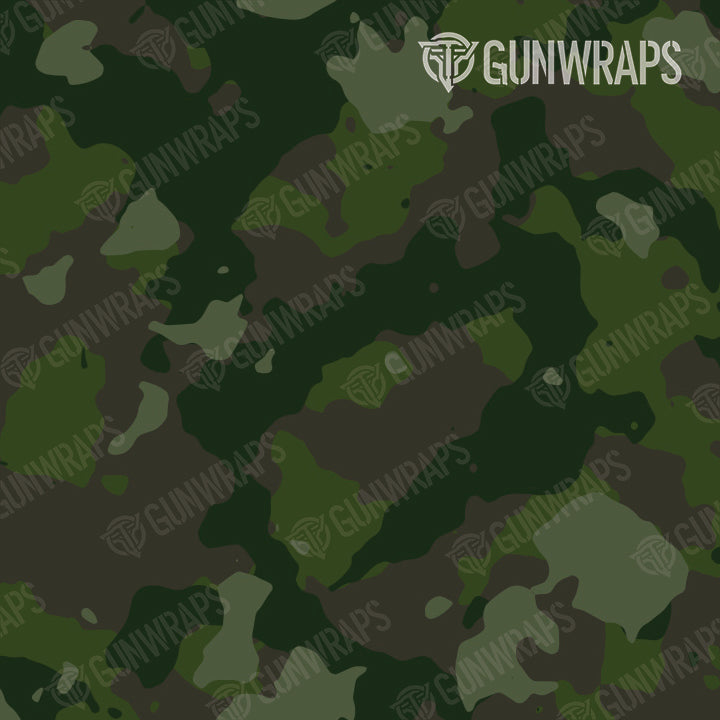AR 15 Mag Well Cumulus Army Dark Green Camo Gun Skin Pattern