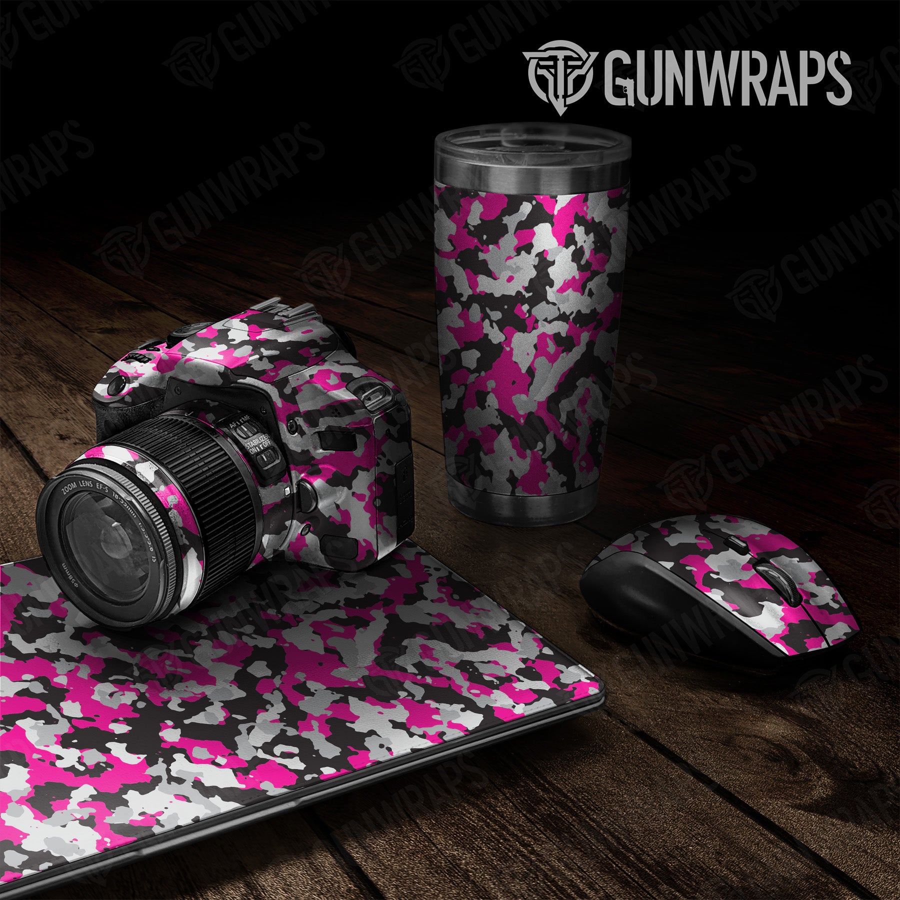 Cumulus Magenta Tiger Camo Universal Sheet