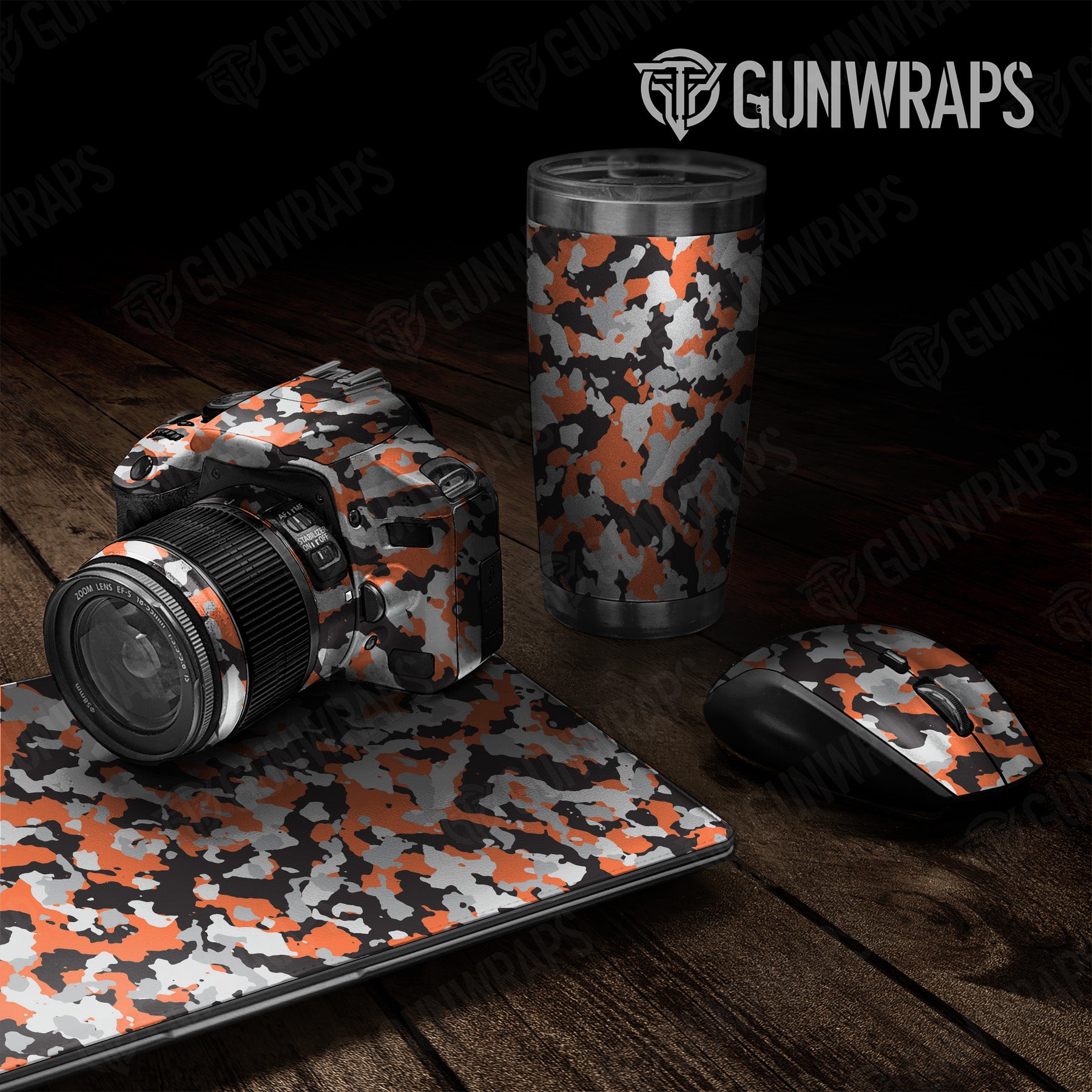 Cumulus Orange Tiger Camo Universal Sheet