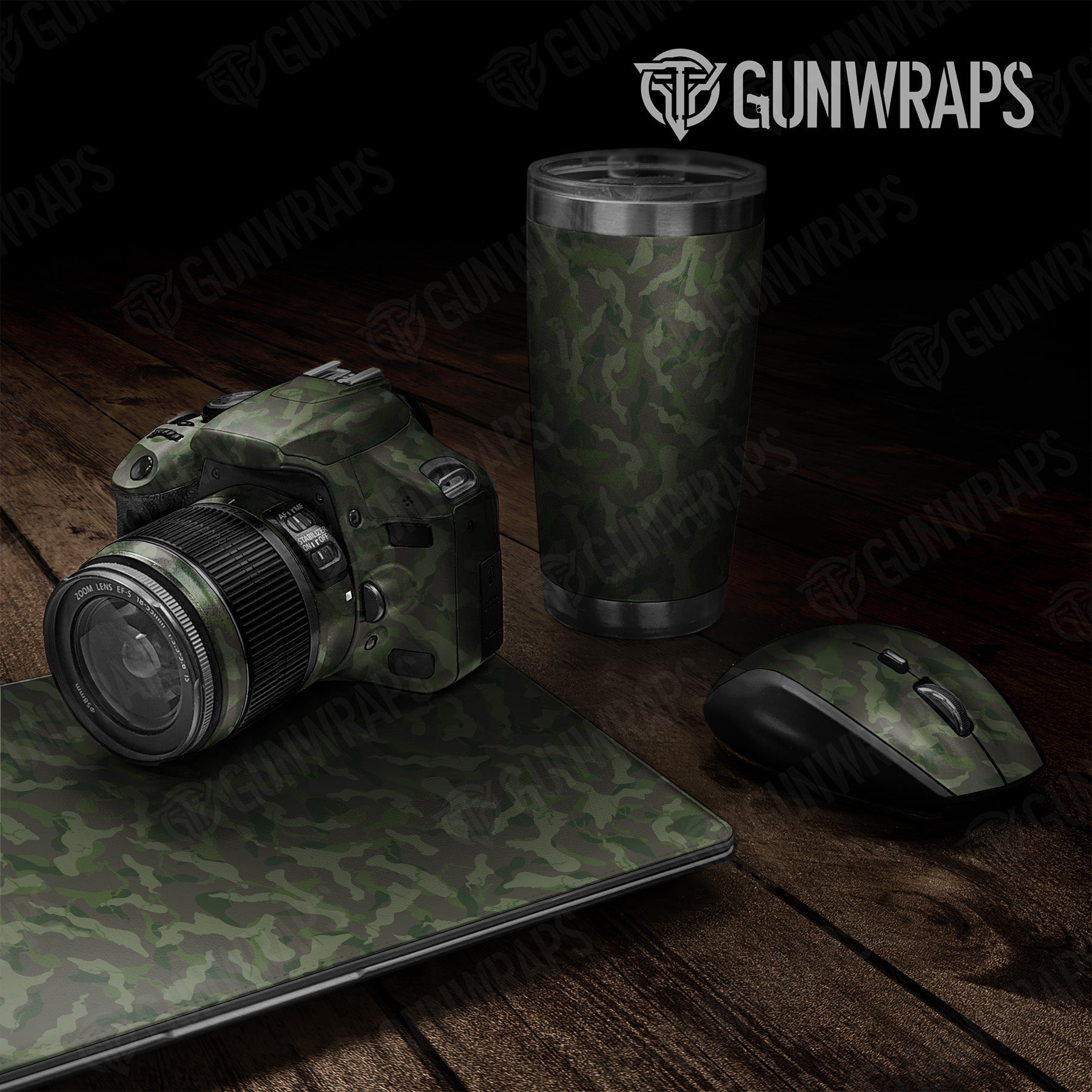 Ragged Army Dark Green Camo Universal Sheet