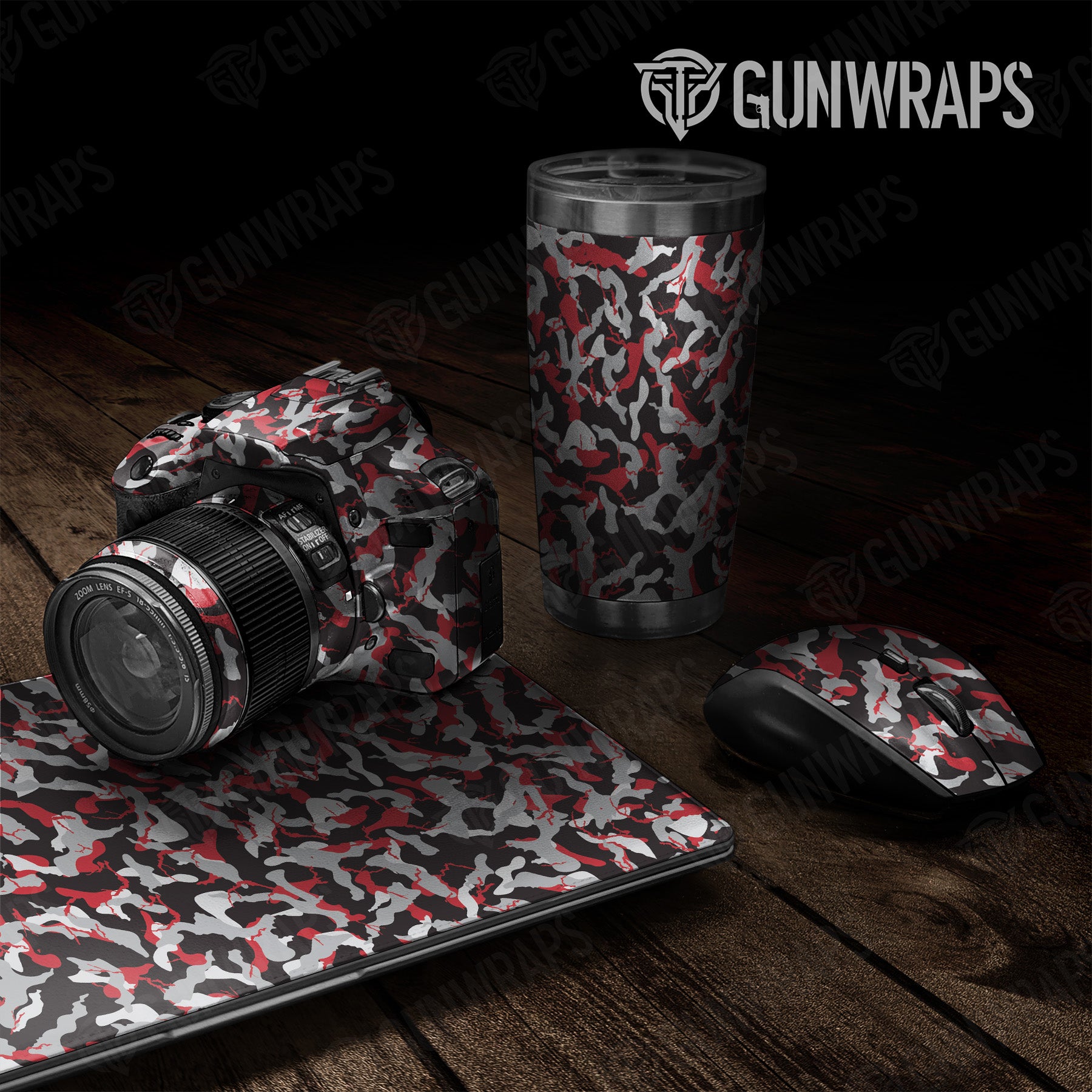 Ragged Red Tiger Camo Universal Sheet