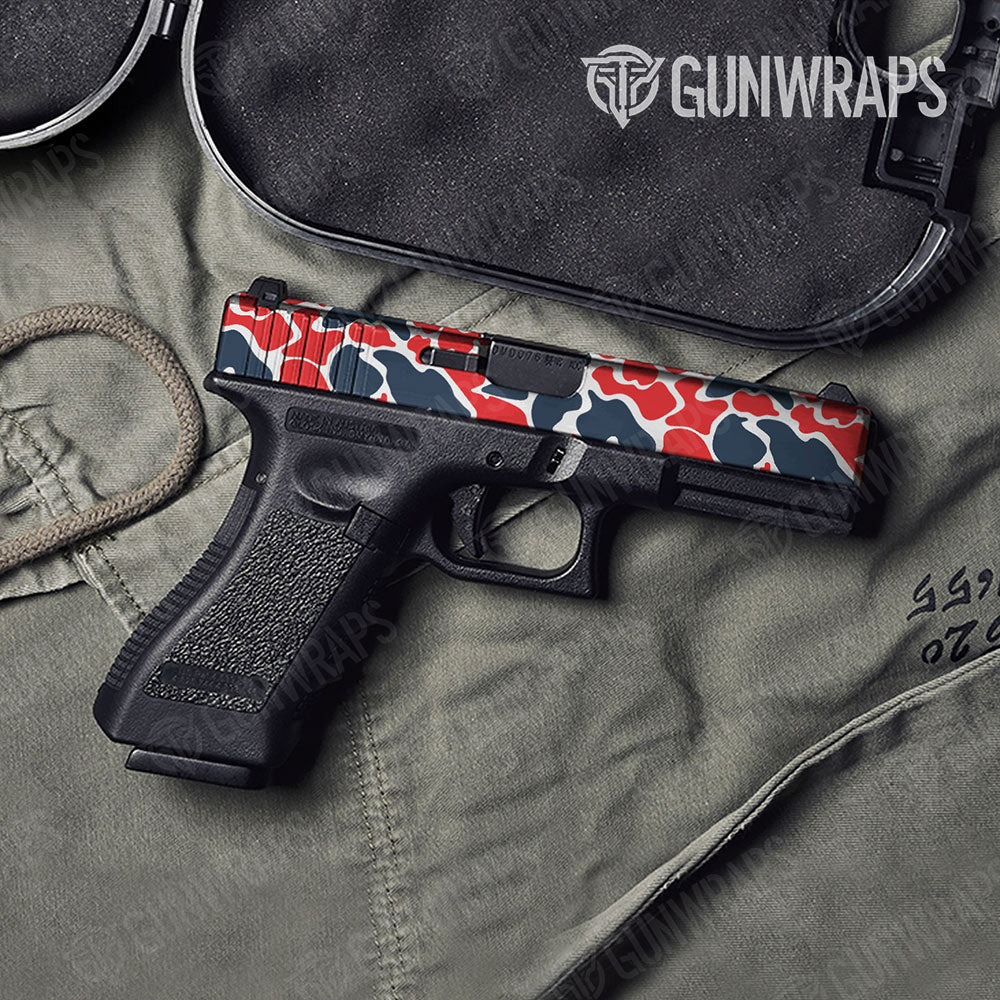 Old School Duck America Gun Skin Vinyl Wrap
