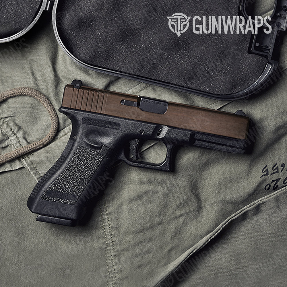 Woodgrain Recife Gun Skin Vinyl Wrap