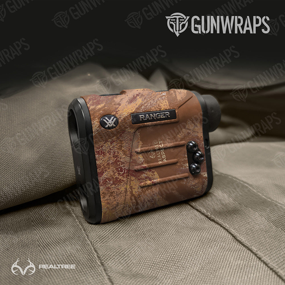 Rangefinder Realtree Aspect Burnt Orange Camo Gear Skin Vinyl Wrap