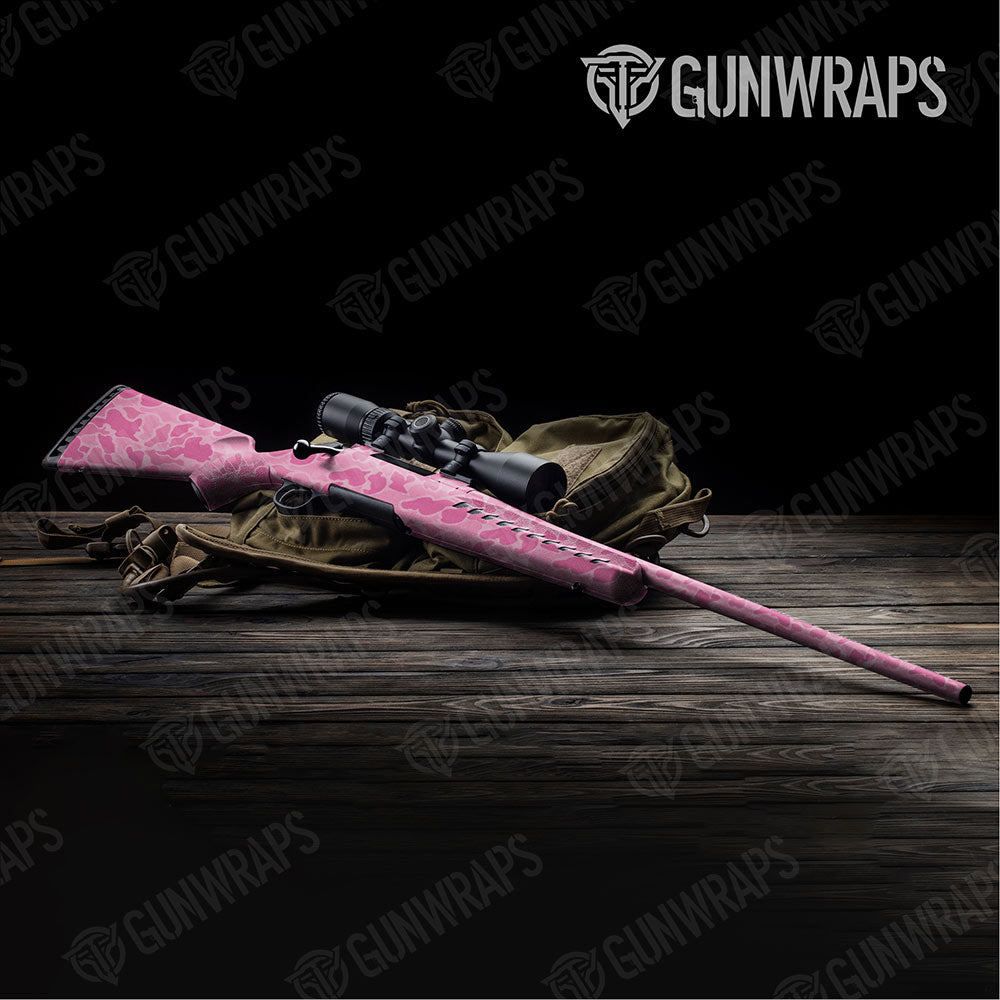 Old School Duck Elite Pink Gun Skin Vinyl Wrap