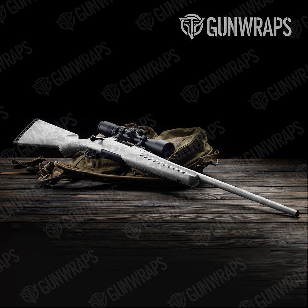 Old School Duck Elite White Gun Skin Vinyl Wrap