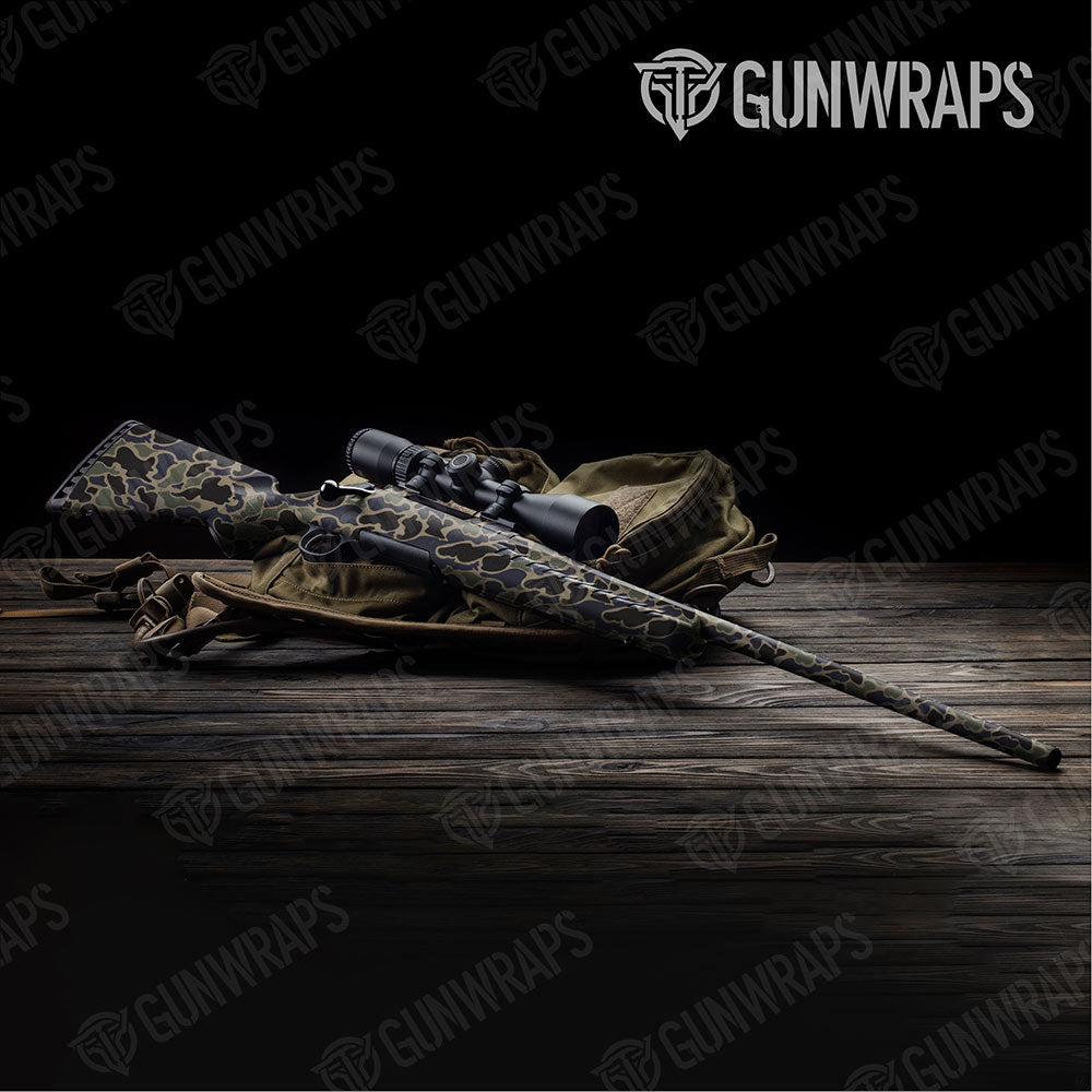 Old School Duck Militant Blue Gun Skin Vinyl Wrap