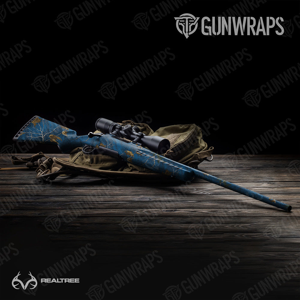 Rifle Realtree XTRA Colors Blue Camo Gun Skin Vinyl Wrap