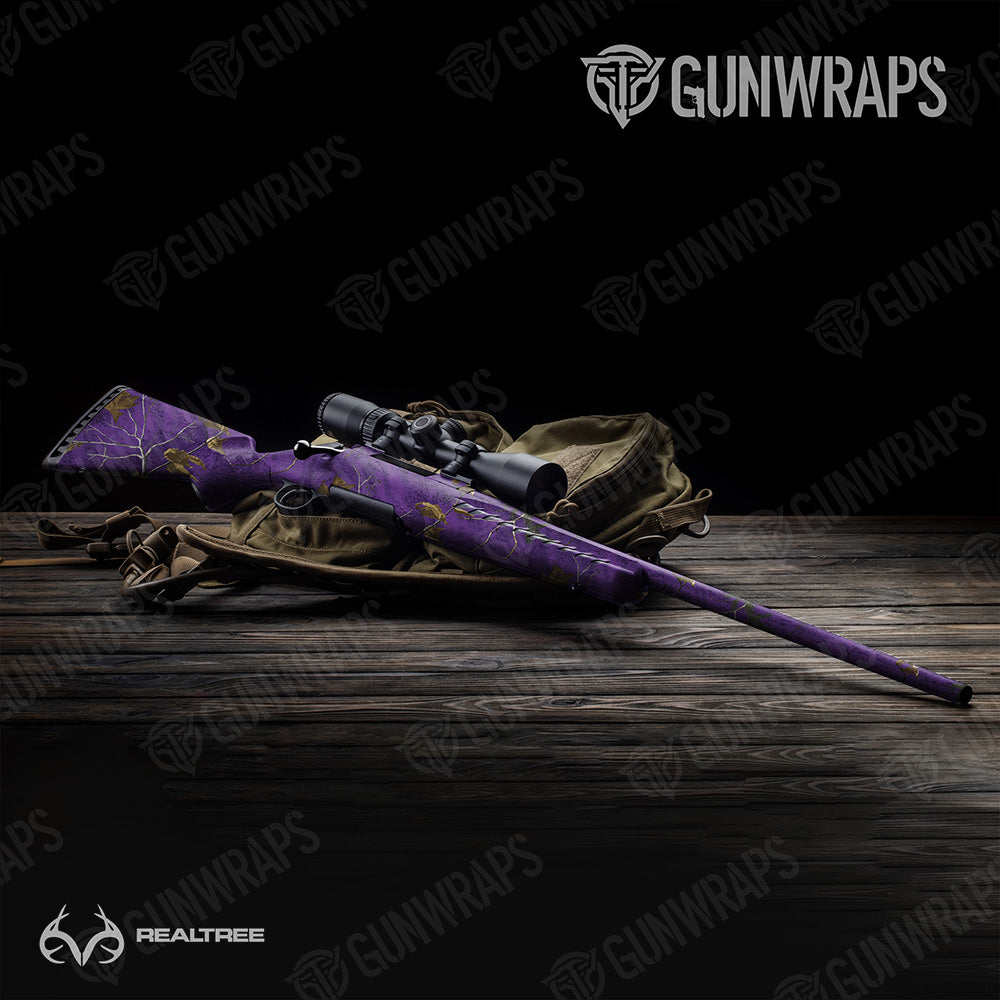 Rifle Realtree XTRA Colors Purple Camo Gun Skin Vinyl Wrap