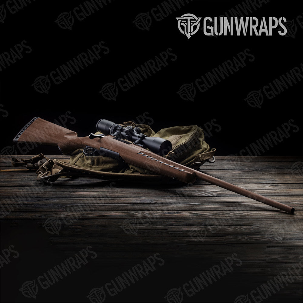 Woodgrain Caracas Gun Skin Vinyl Wrap