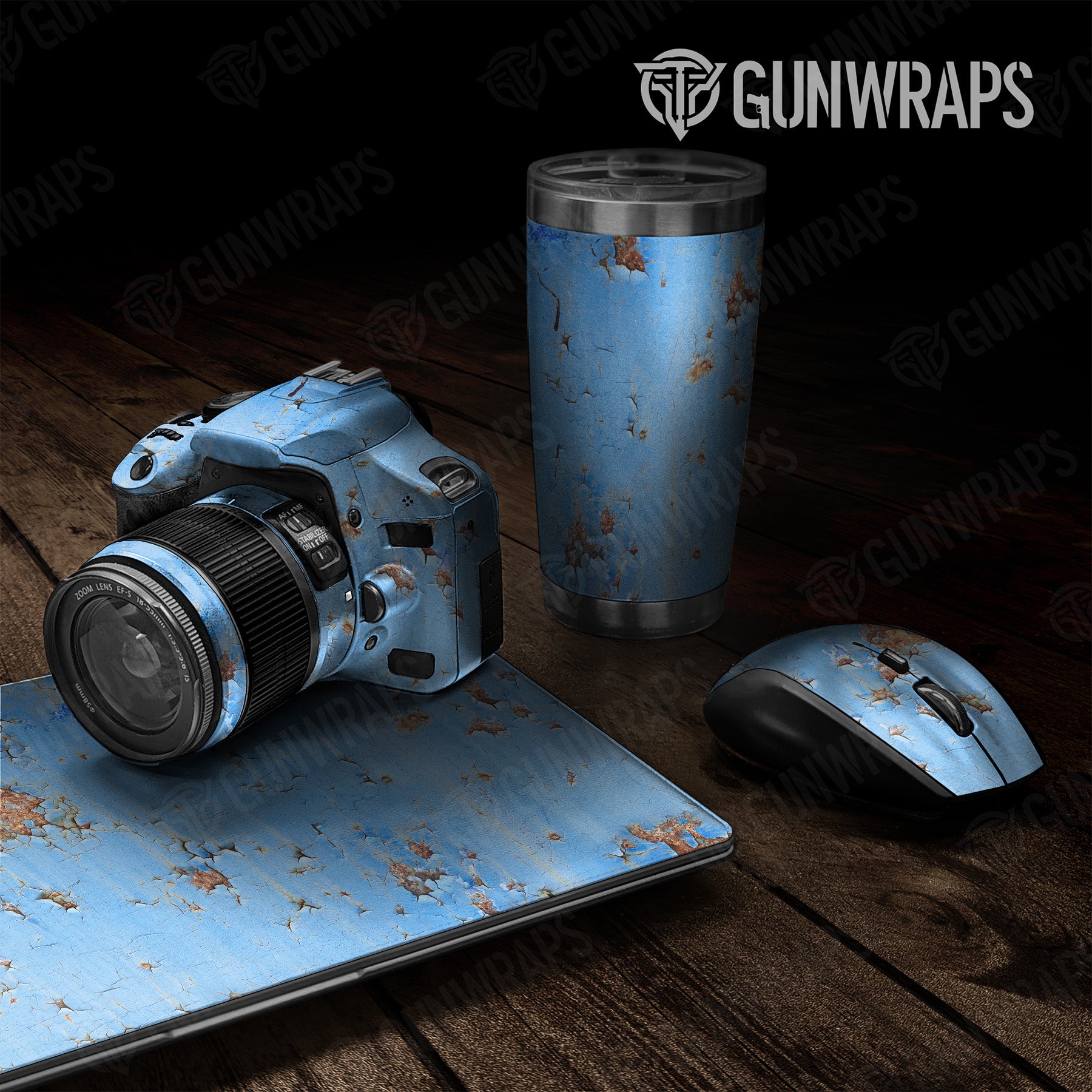 Rust 3D Baby Blue Universal Sheet