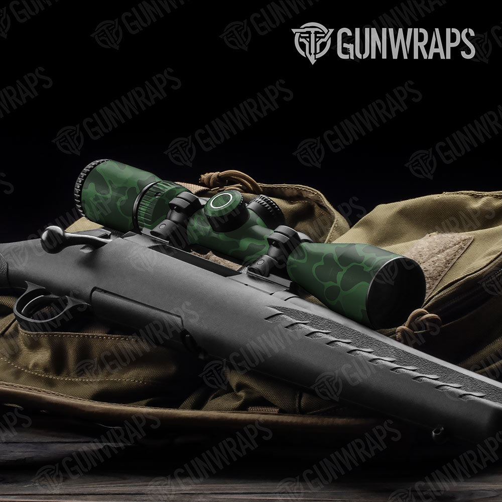 Old School Duck Elite Green Gun Skin Vinyl Wrap