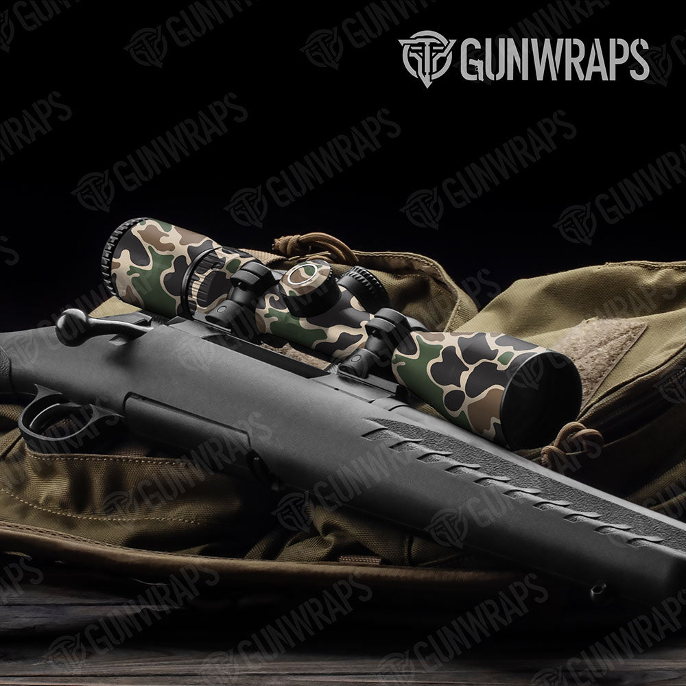 Old School Duck Woodland Gun Skin Vinyl Wrap
