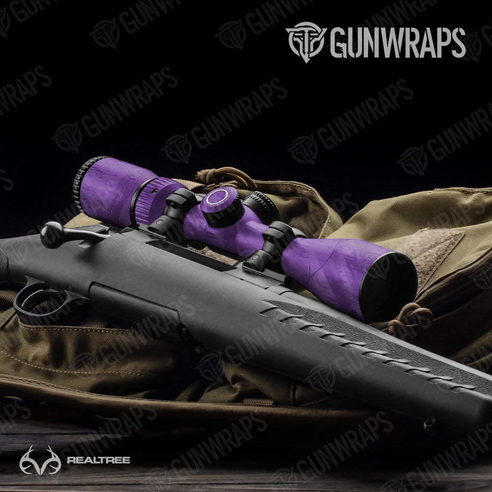 Scope Realtree Fishing Purple Camo Gear Skin Vinyl Wrap