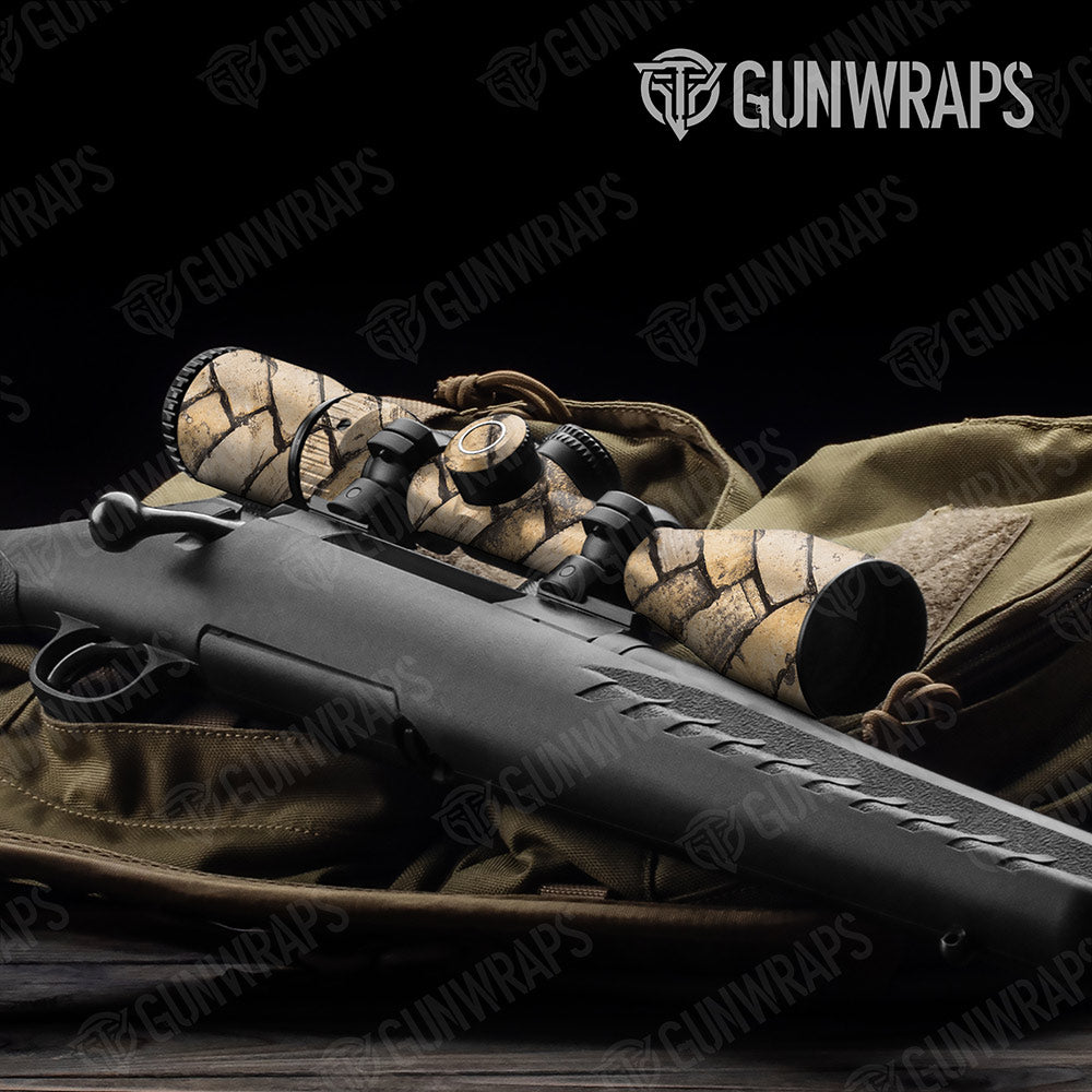 Woodgrain Amsterdam Gun Skin Vinyl Wrap