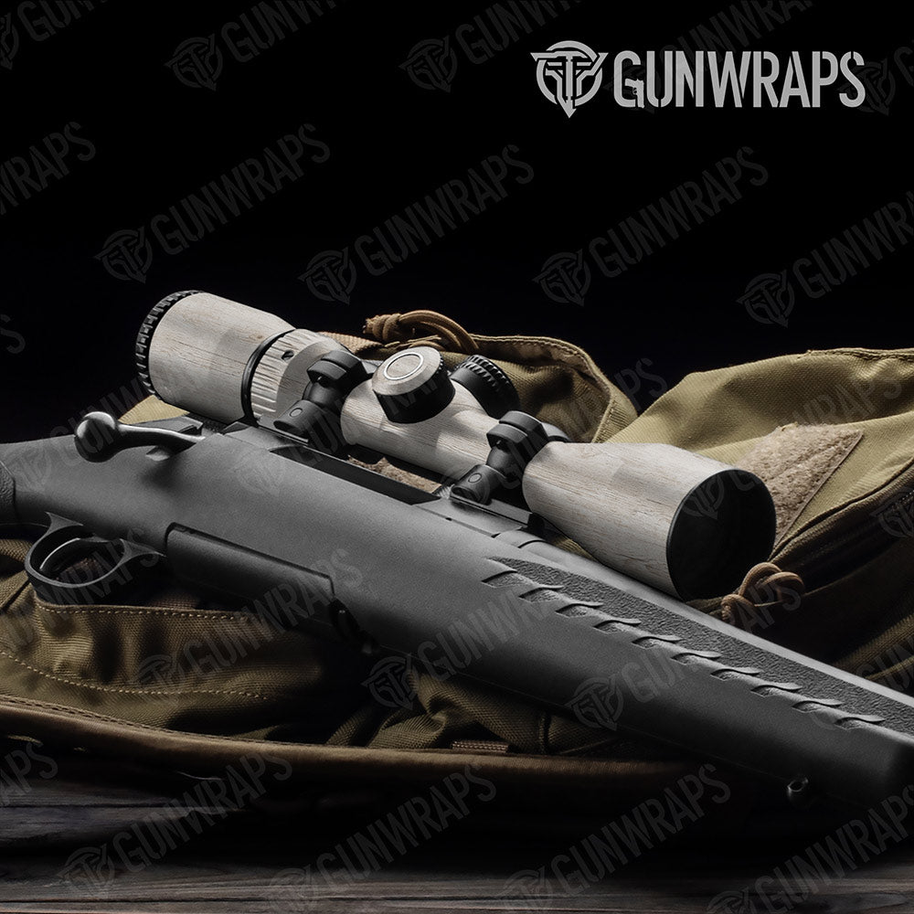 Woodgrain Megeve Gun Skin Vinyl Wrap