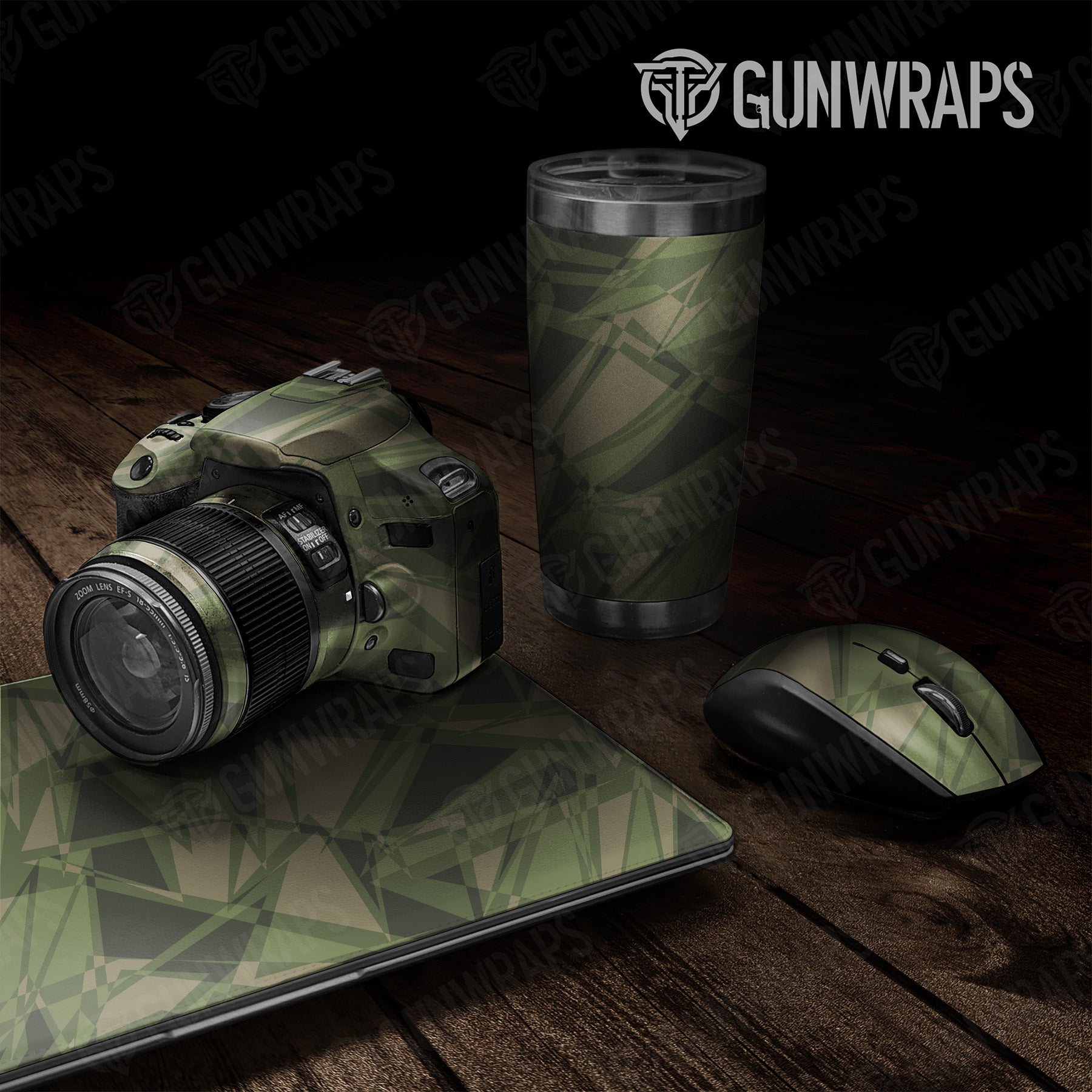 Sharp Army Green Camo Universal Sheet