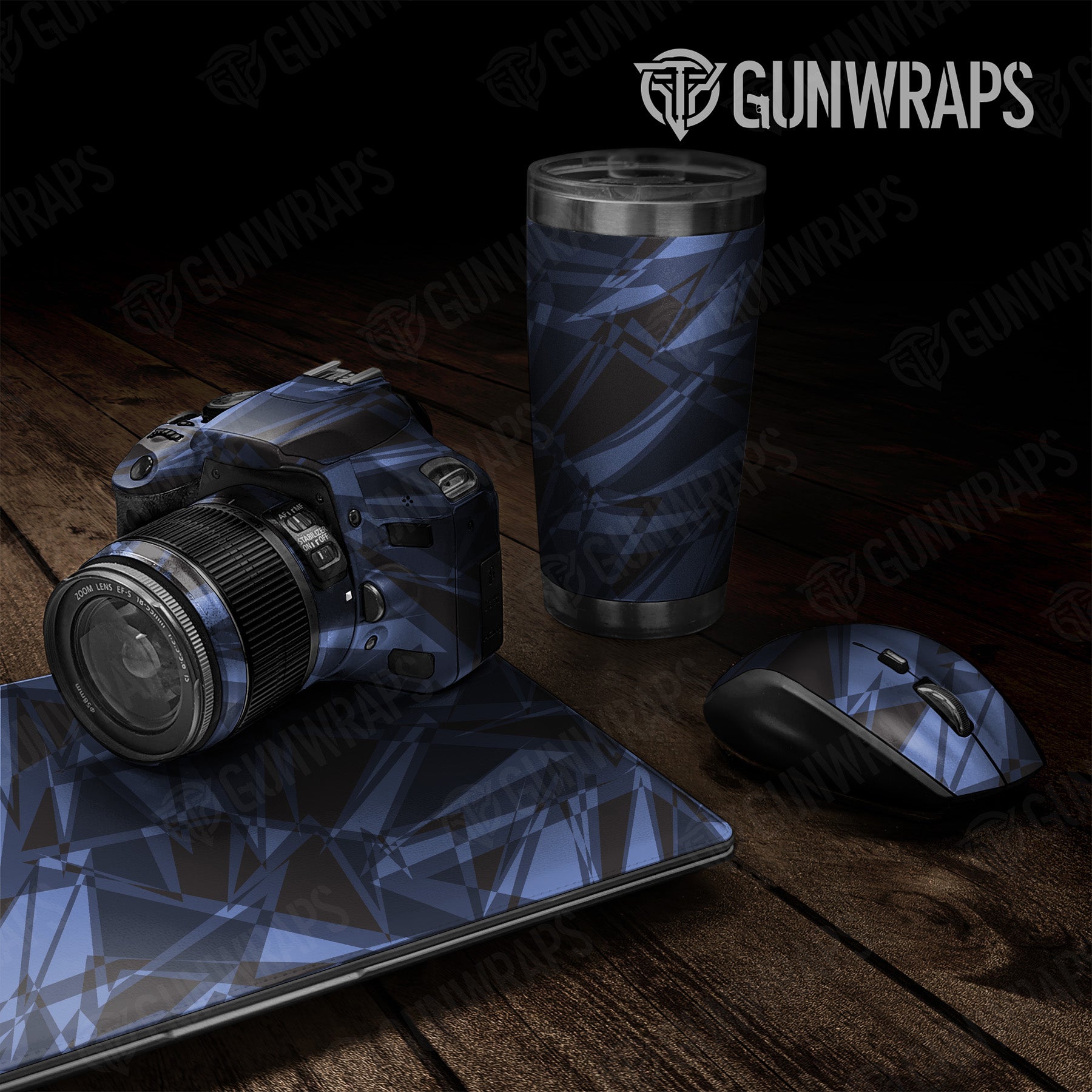 Sharp Blue Midnight Camo Universal Sheet