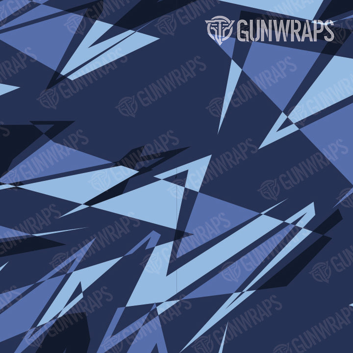 Universal Sheet Sharp Blue Urban Night Camo Gun Skin Pattern