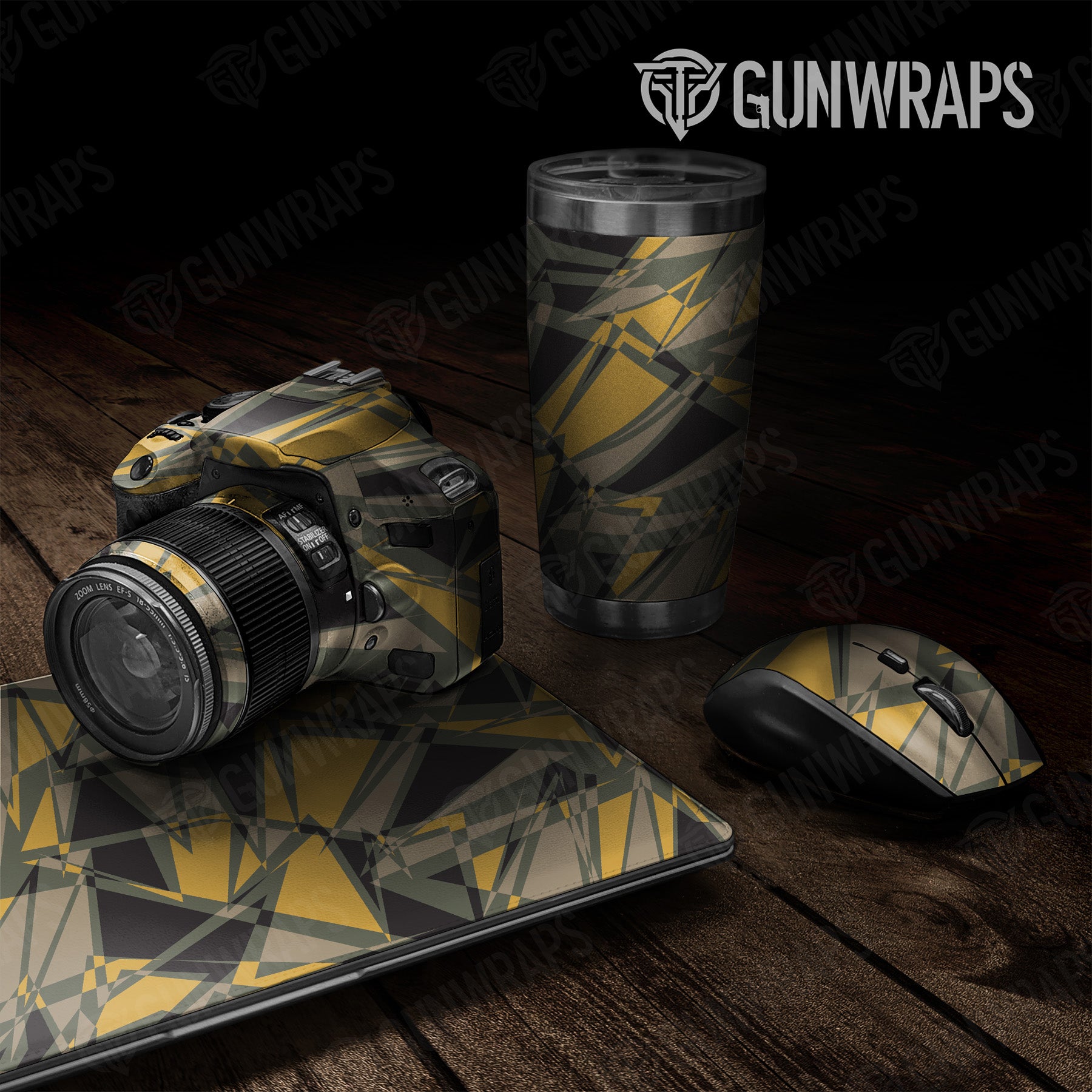 Sharp Militant Yellow Camo Universal Sheet