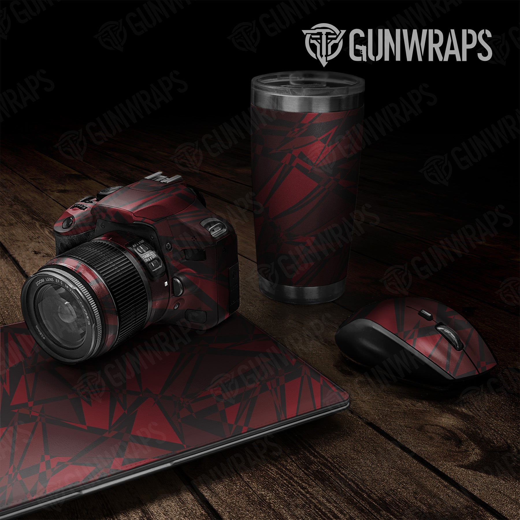 Sharp Vampire Red Camo Universal Sheet