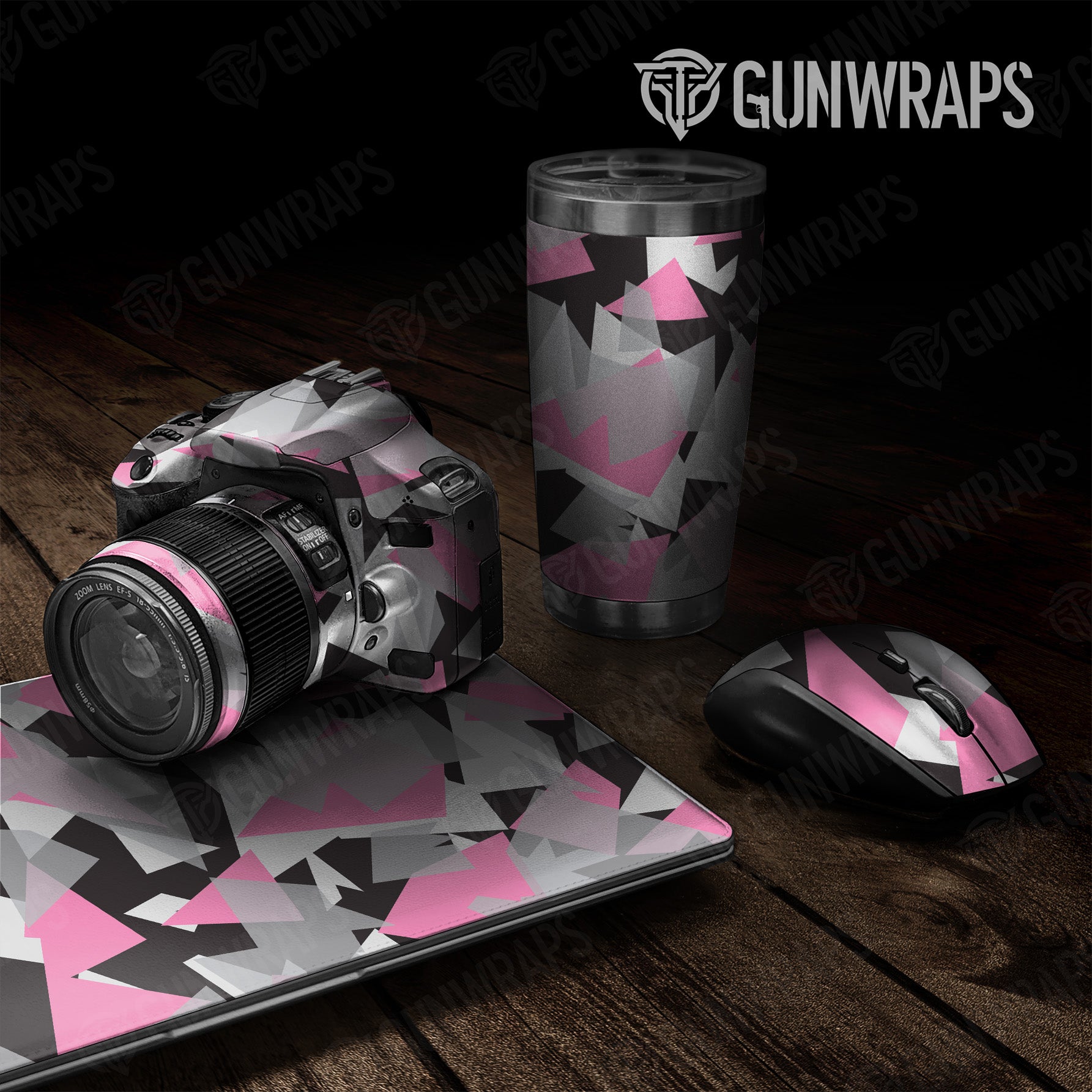 Shattered Pink Tiger Camo Universal Sheet