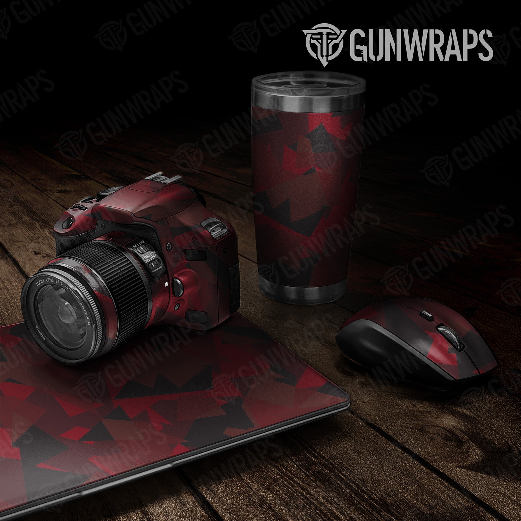 Shattered Vampire Red Camo Universal Sheet