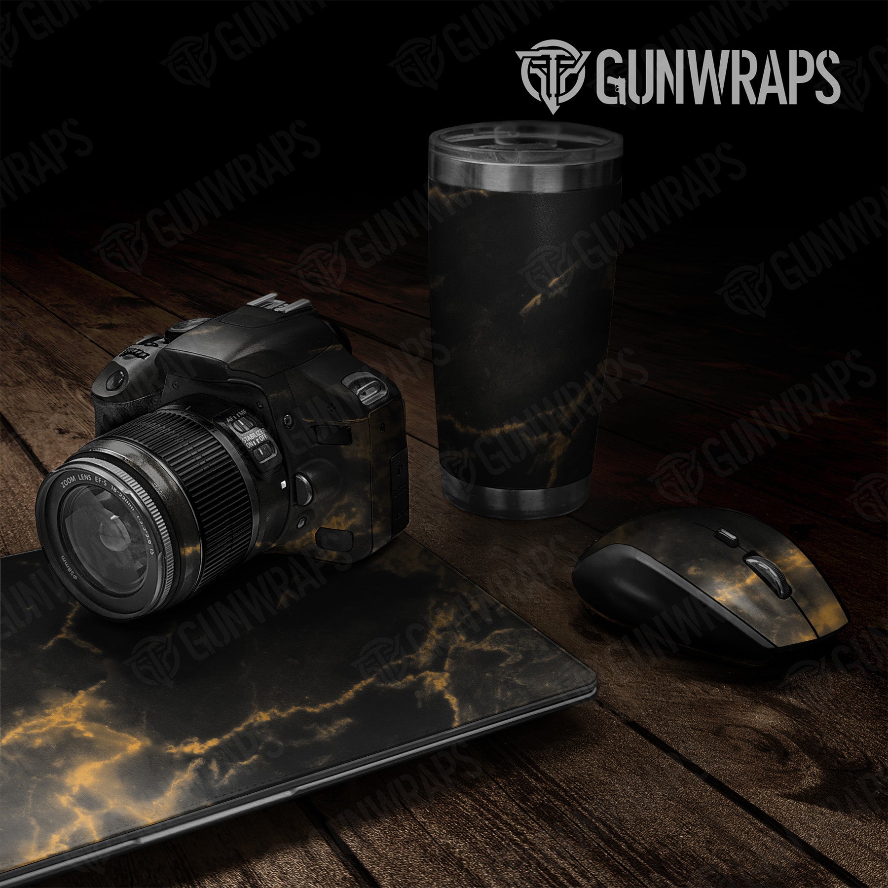 Stone Ebony Carrera Gold Marble Universal Sheet