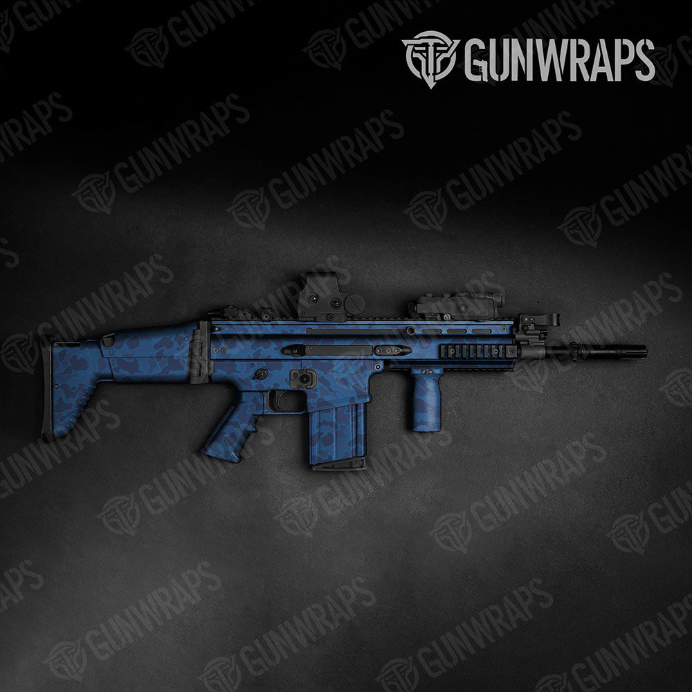 Old School Duck Elite Blue Gun Skin Vinyl Wrap