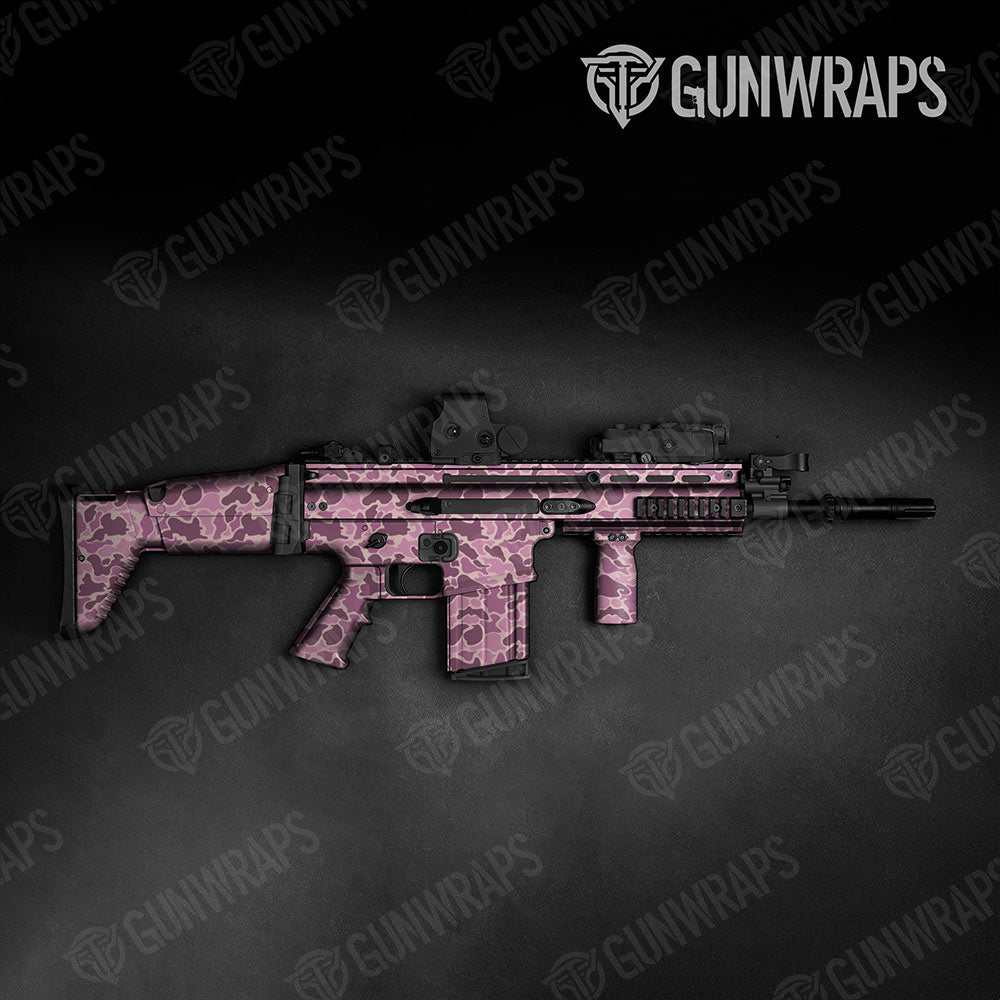 Old School Duck Floral Gun Skin Vinyl Wrap