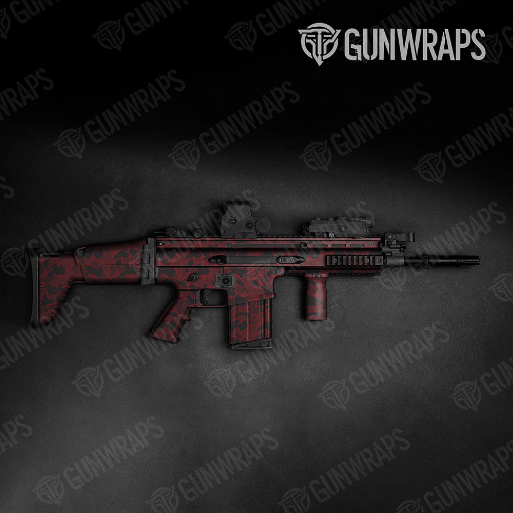 Old School Duck Vampire Red Gun Skin Vinyl Wrap