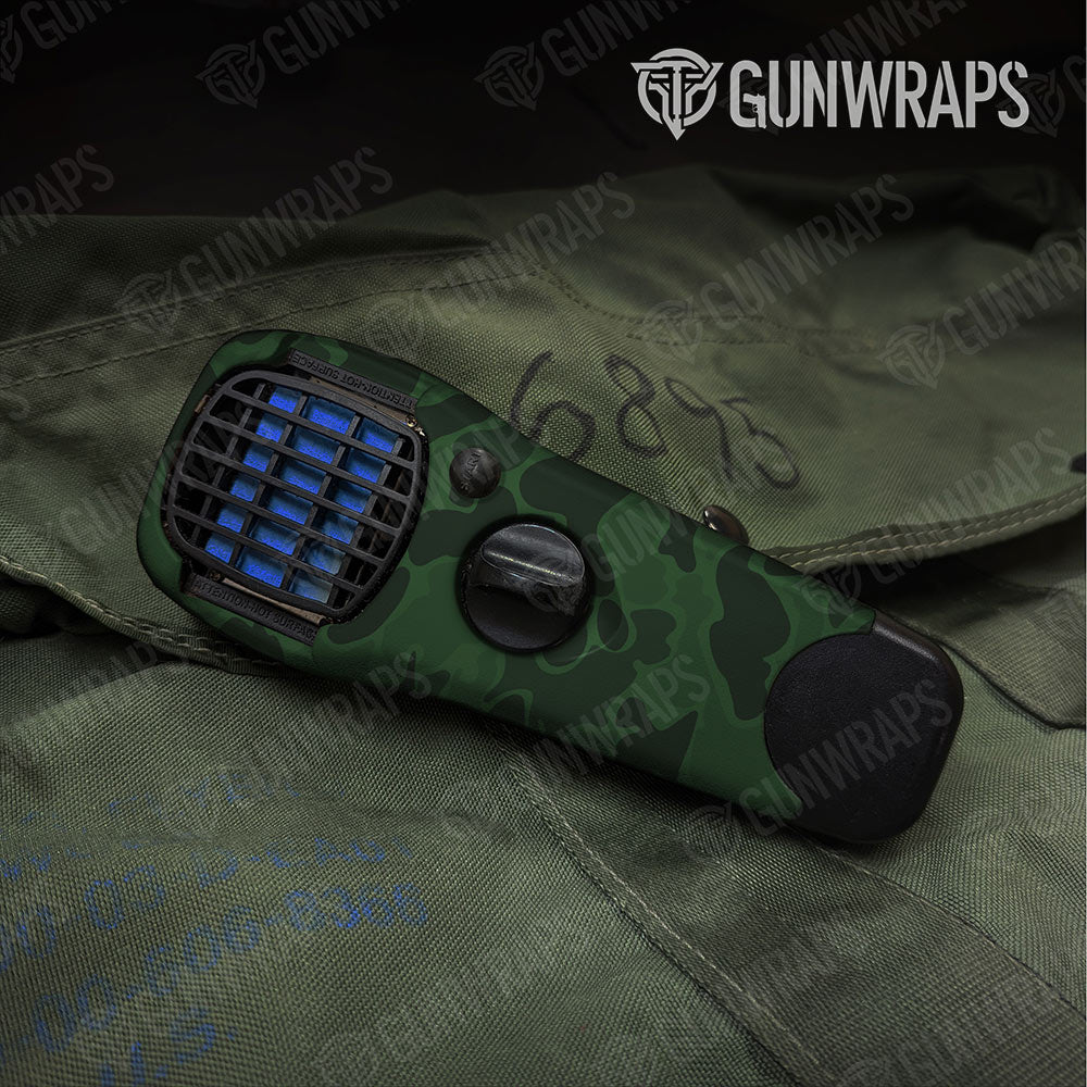 Old School Duck Elite Green Gun Skin Vinyl Wrap