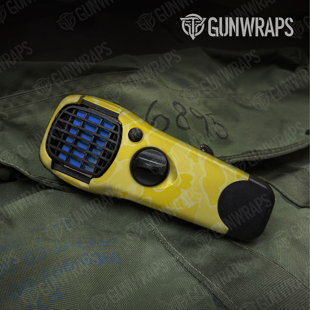 Old School Duck Elite Yellow Gun Skin Vinyl Wrap