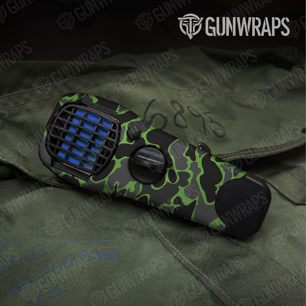 Old School Duck Metro Green Gun Skin Vinyl Wrap