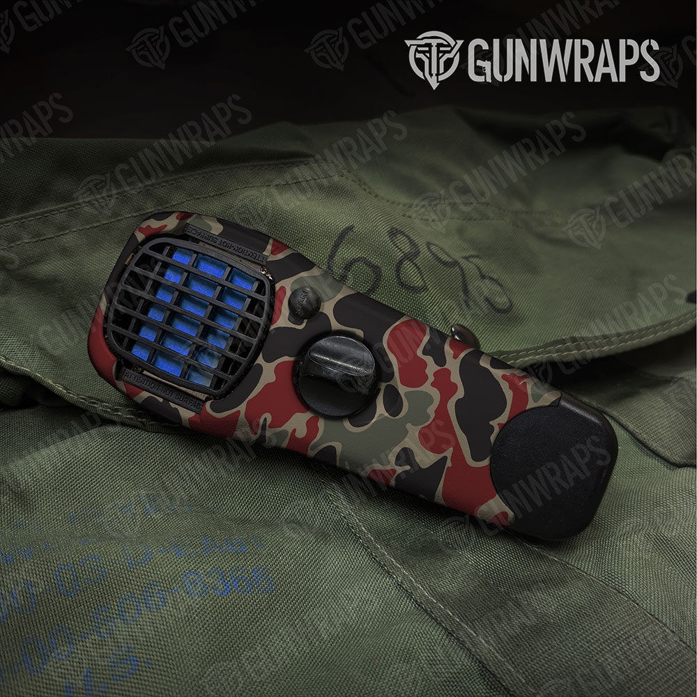 Old School Duck Militant Red Gun Skin Vinyl Wrap