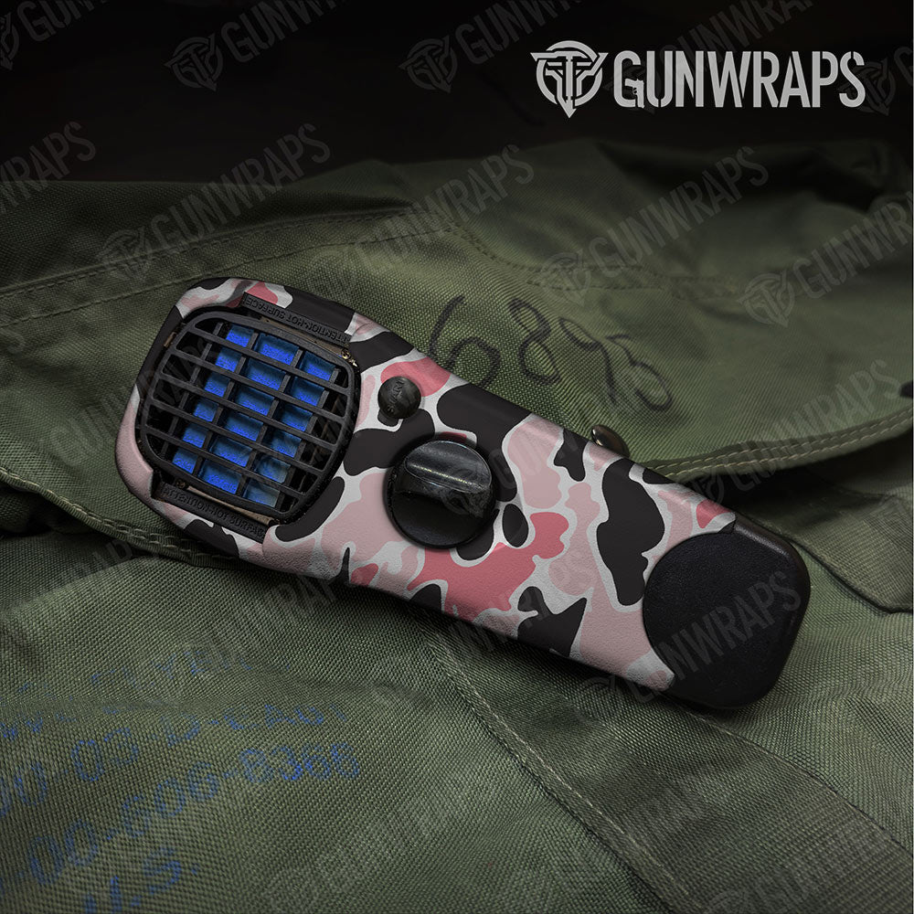 Old School Duck Pink Gun Skin Vinyl Wrap