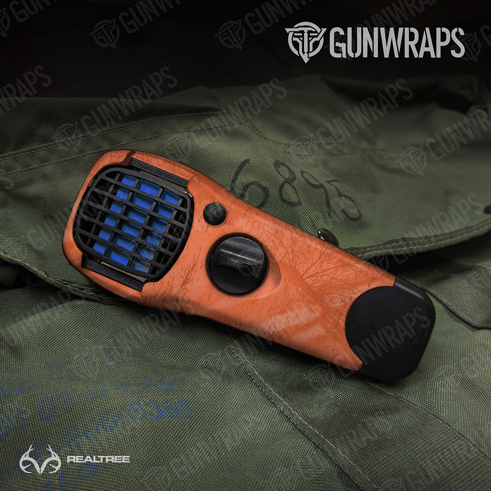 Thermacell Realtree Fishing Orange Camo Gear Skin Vinyl Wrap