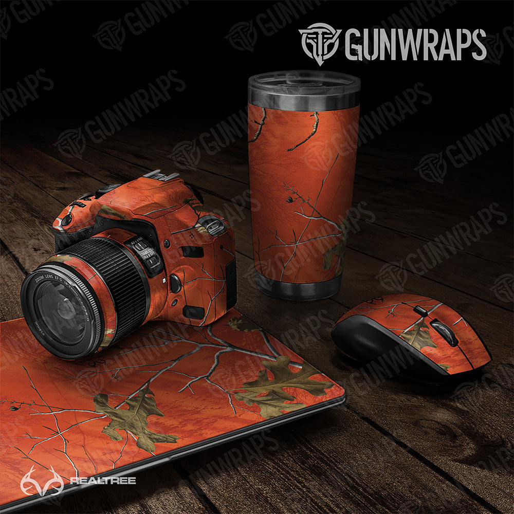 Realtree XTRA Colors Orange Universal Sheet Gear Skin Vinyl Wrap