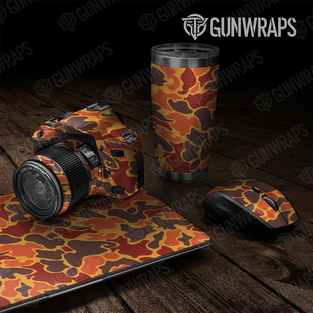 Old School Duck Autumn Gun Skin Vinyl Wrap