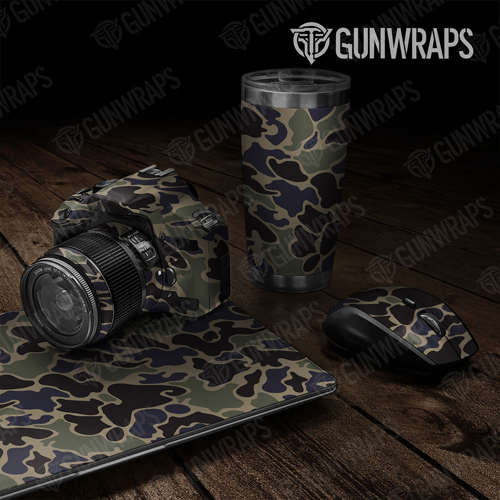 Old School Duck Militant Blue Gun Skin Vinyl Wrap