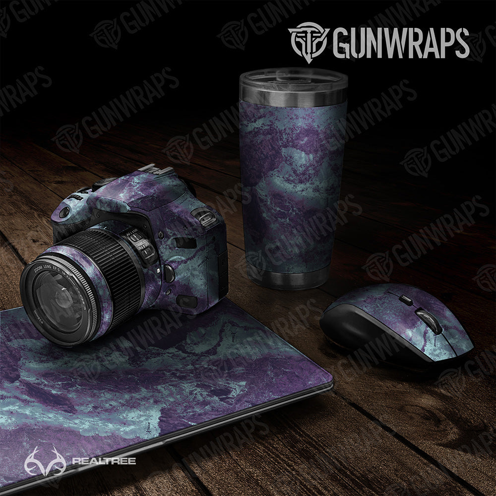 Universal Sheet Realtree XTREME Frozen Grape Camo Gun Skin Vinyl Wrap