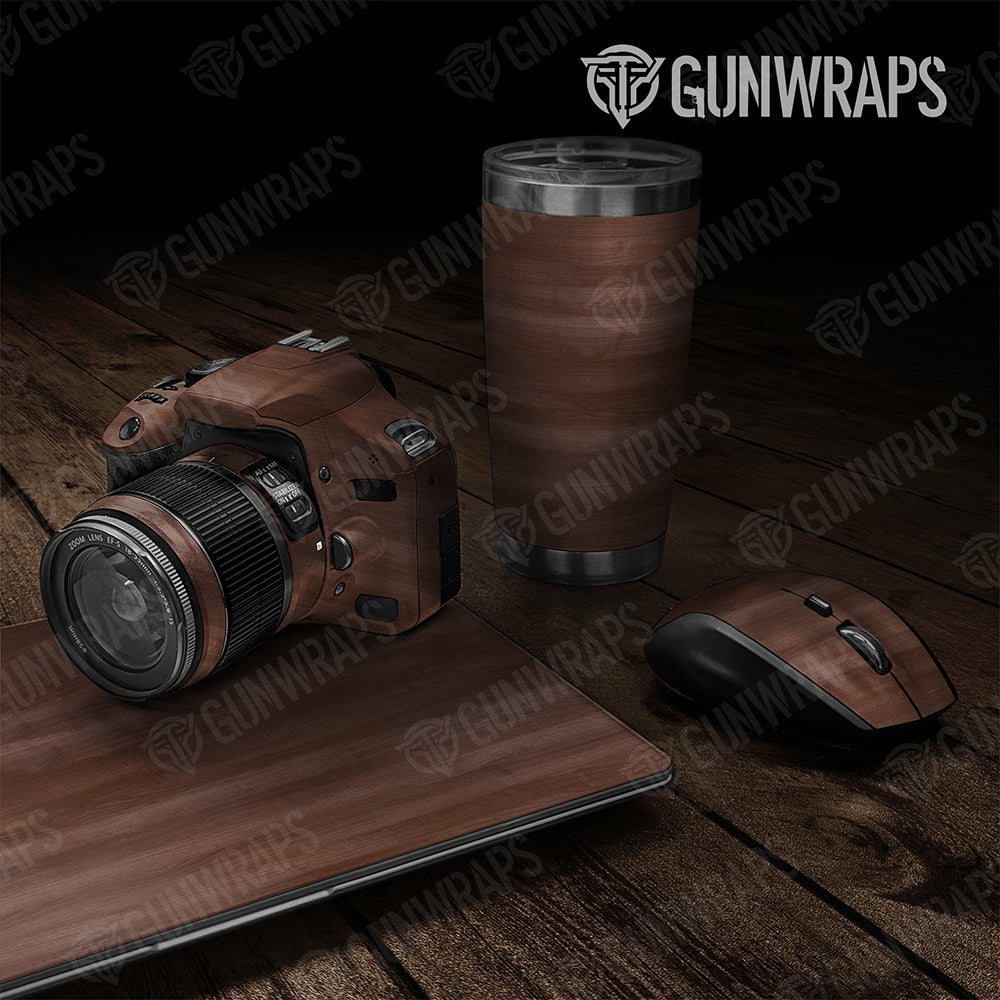 Woodgrain Caracas Gun Skin Vinyl Wrap